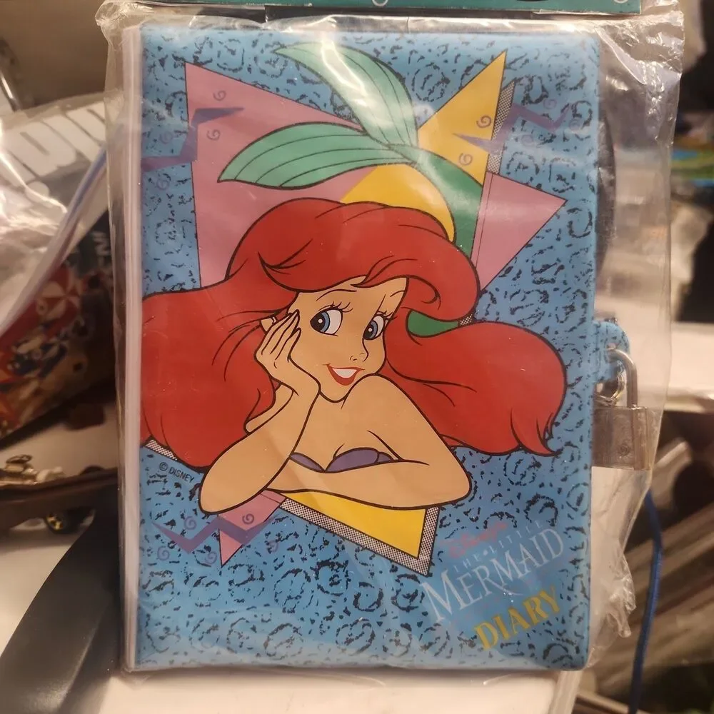 90s Disney The Little Mermaid Diary With Lock Vintage New In Package Impact
